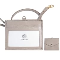 Amazon.co.jp: HAKATA NO MORI LEATHER 本革 idカードホルダー 横型